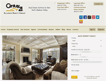 Tablet Screenshot of c21alliancegroup.com